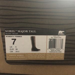 Sorel Major Tall Boots BRAND NEW IN BOX